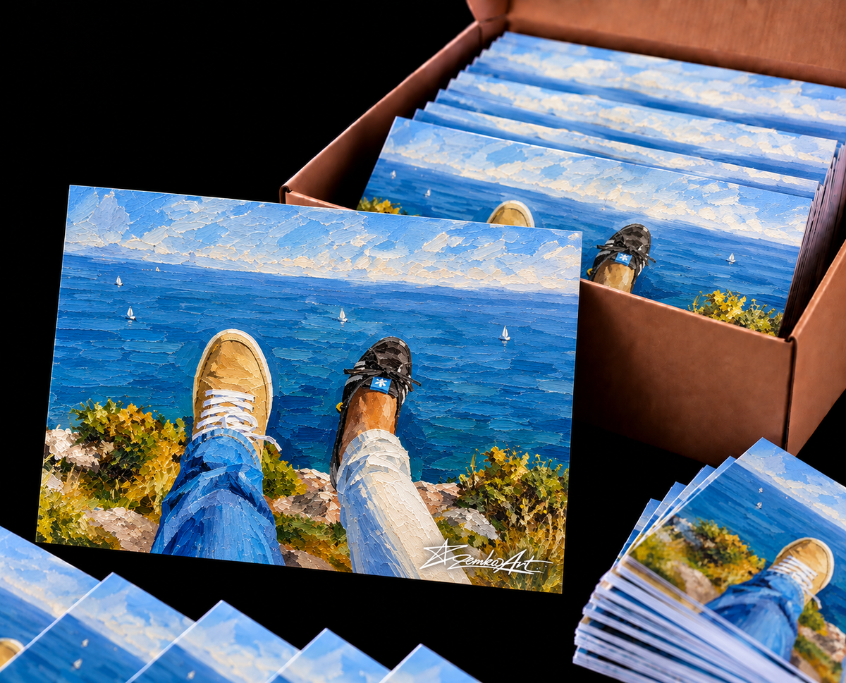 Echoes of Us – Set of 100 A6 Fine Art Postcards