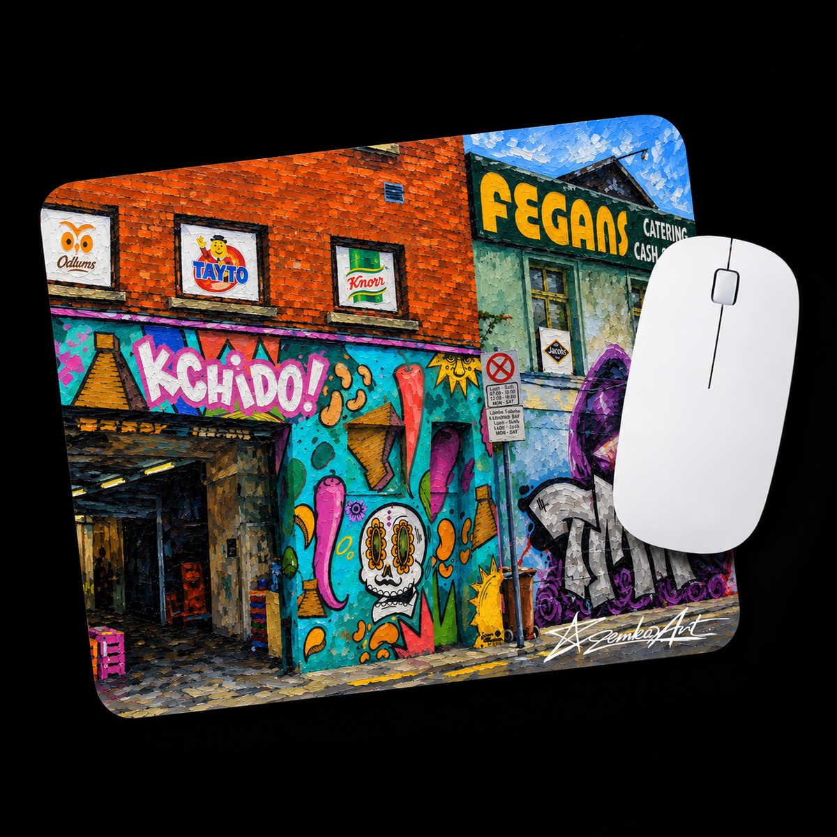 Craic on the Wall – Fine Art Mouse Pad