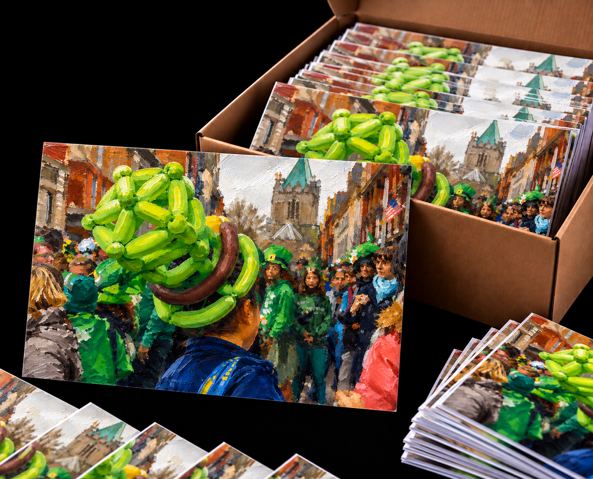A Hat Full of Smiles – Set of 100 A6 Fine Art Postcards