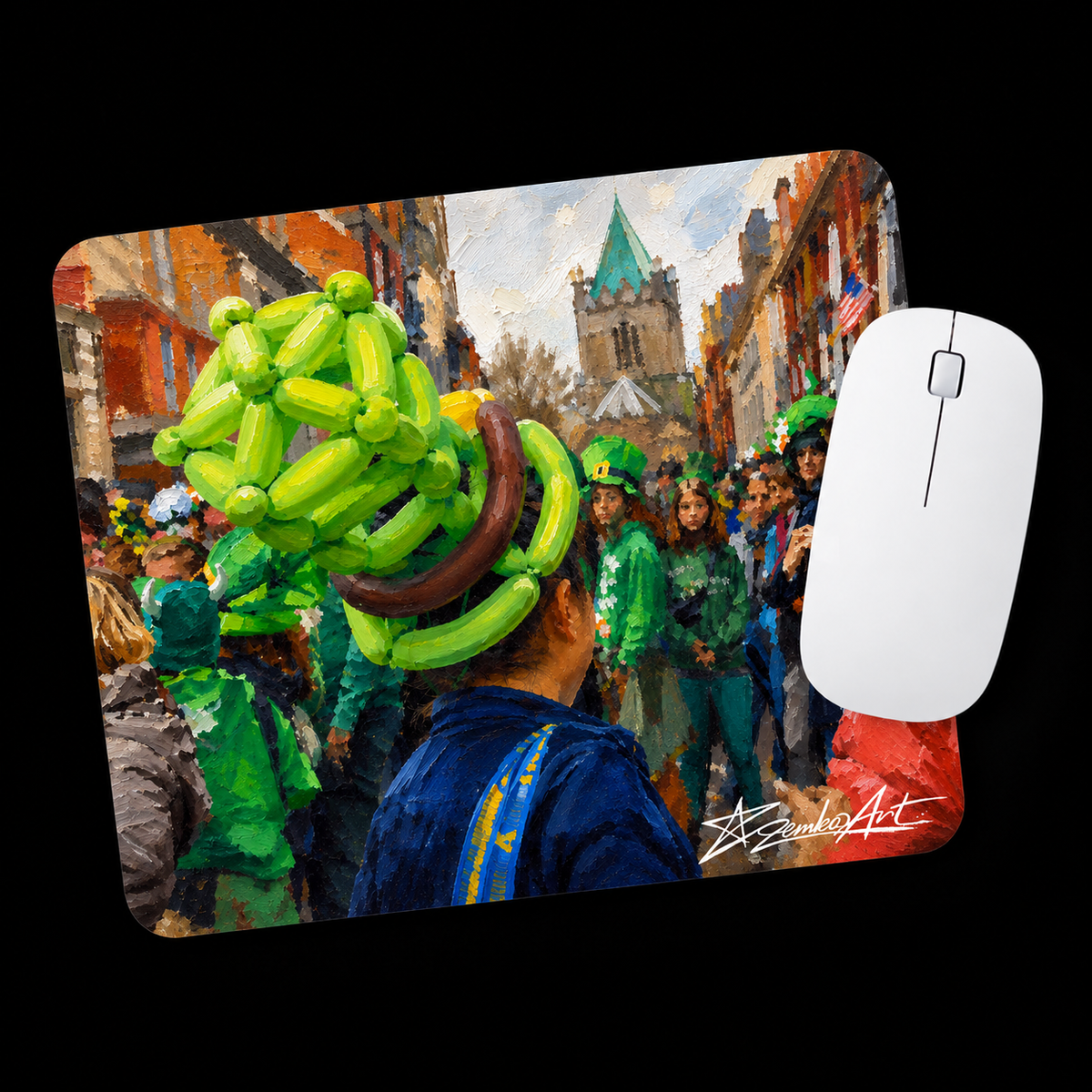 A Hat Full of Smiles – Fine Art Mouse Pad