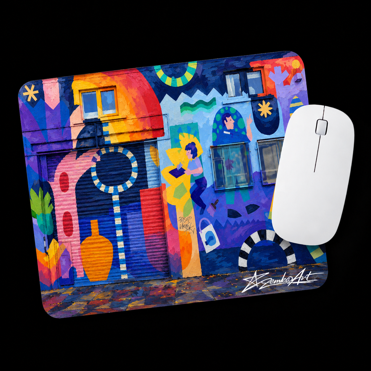Walls That Speak – Fine Art Mouse Pad