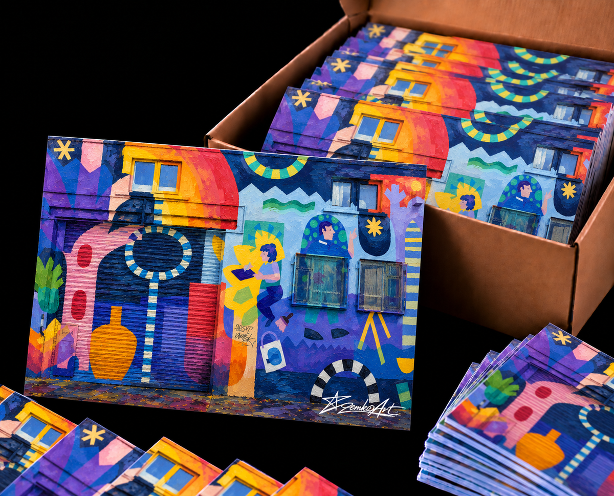 Walls That Speak – Set of 100 A6 Fine Art Postcards