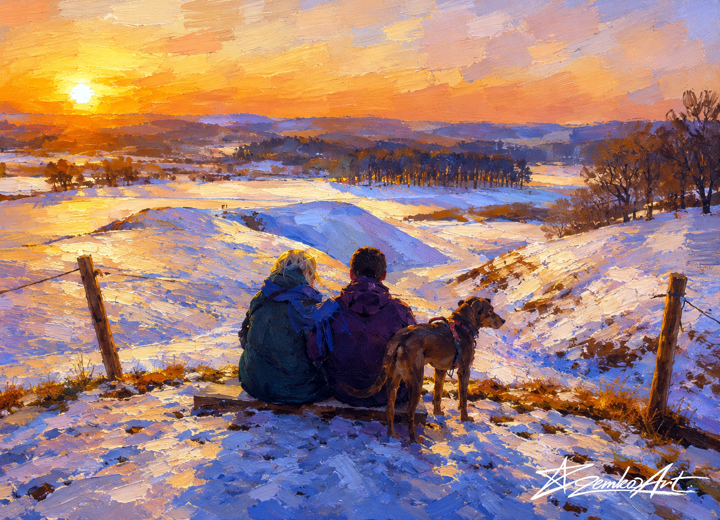 Embraced by the Last Snow