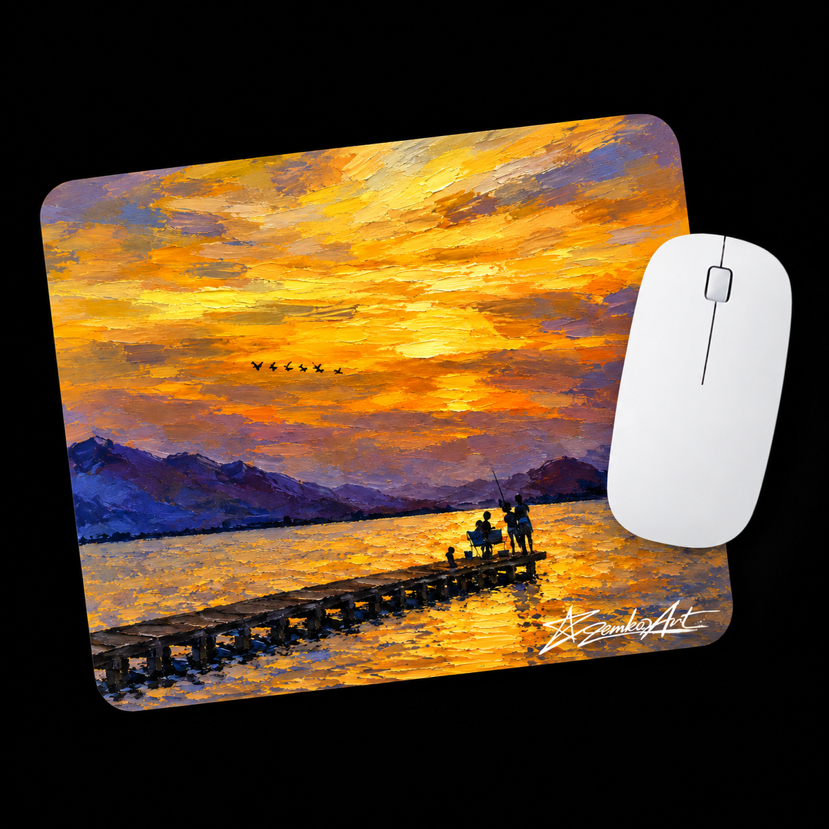 Where Day Becomes Memory – Fine Art Mouse Pad