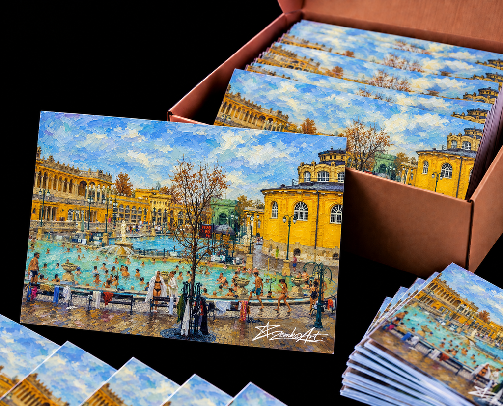 Goulash & Steam – Set of 100 A6 Fine Art Postcards
