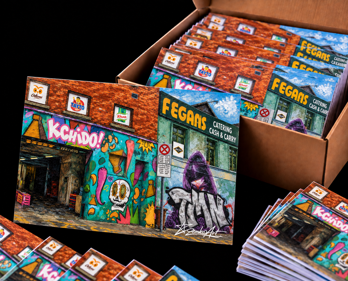 Craic on the Wall – Set of 100 A6 Fine Art Postcards