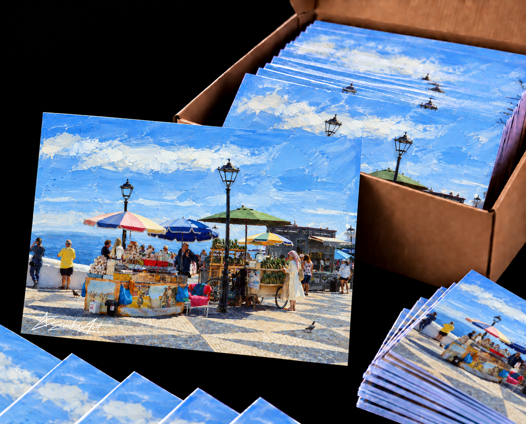 Ocean Promenade – Set of 100 A6 Fine Art Postcards