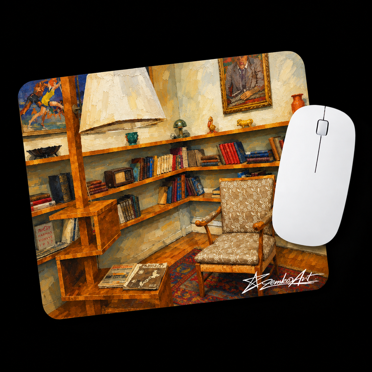 Between Pages & Dreams – Fine Art Mouse Pad